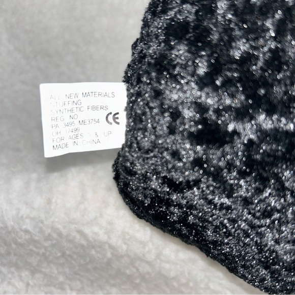 Kellytoy vampire plush Chenille black & white 9" vintage halloween - Picture 7 of 12